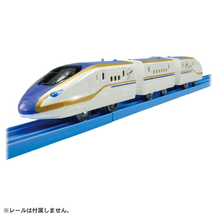 TAKARA TOMY Pla-Rail S-05 mit Lichtern E7 Serie Shinkansen Hochgeschwindigkeitszug Kagayaki