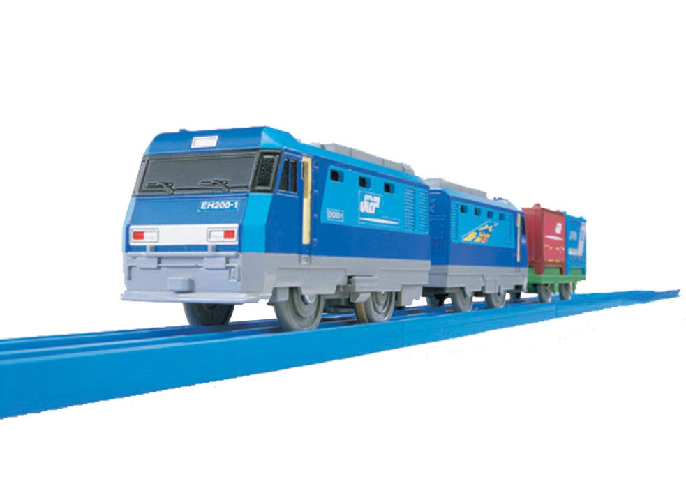 Takara Tomy S-52 Eh200 Blue Thunder Plarail Plastic Train Models Made In Japan