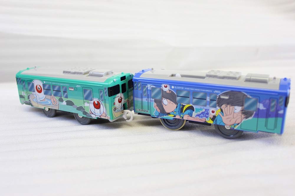 Takara Tomy Pla-Rail Sc-01 Kitaro & Medama-Oyaji Train Japanese Plastic Vehicle Toy
