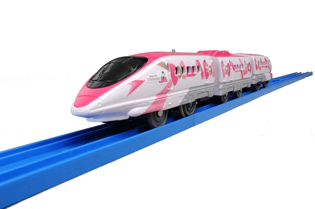 Takara Tomy Pla-Rail Sc-07 Hello Kitty Shinkansen Japanese Hello Kitty Toys Train Model