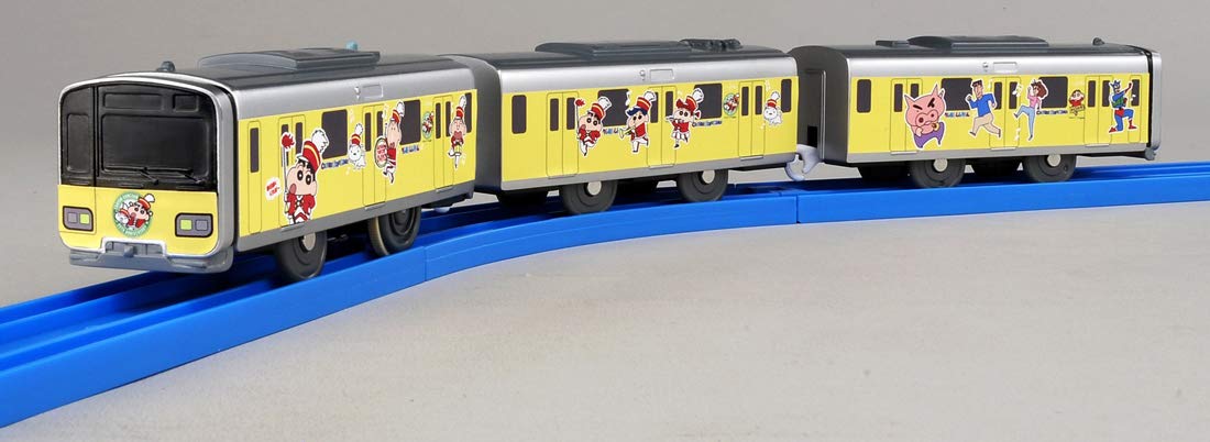 Takara Tomy Pla-Rail Sc-08 Tobu série 50000 Crayon Shinchan emballage modèle de véhicule de Train