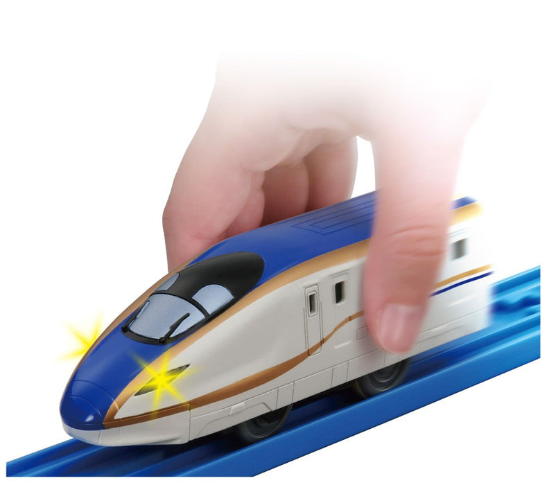 Takara Tomy Pla-Rail Tp-06 série technologique Shikansen série E7 Hokuriku Shinkansen Kagayaki 1 voiture