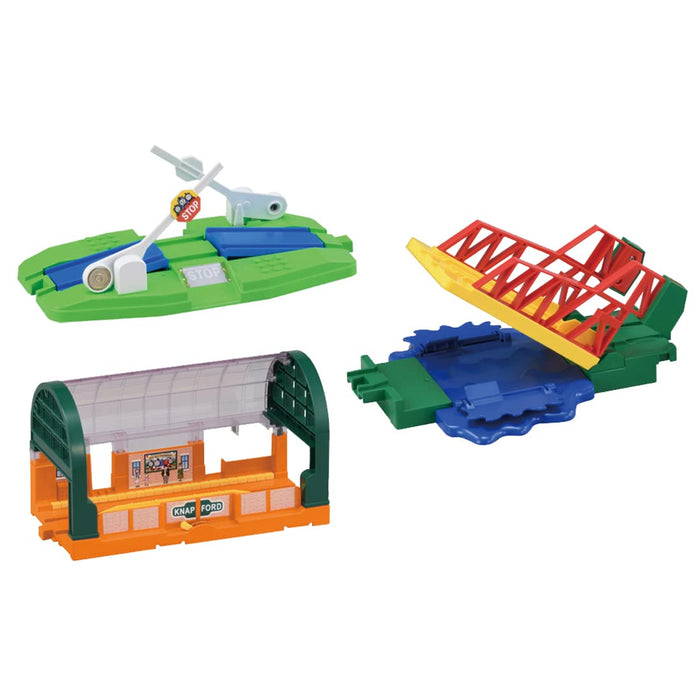 TAKARA TOMY Pla-Rail Thomas et ses amis Partons à l'aventure ! Kit de paysages passionnants