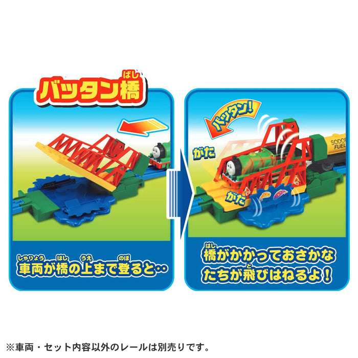 TAKARA TOMY Pla-Rail Thomas et ses amis Partons à l'aventure ! Kit de paysages passionnants