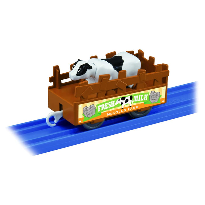 Takara Tomy Pla-Rail Thomas & Friends Cow Transport Car Japanese Transportation Toys