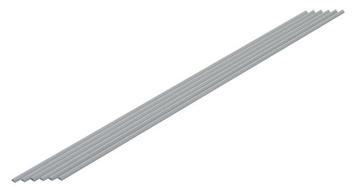 Plastic = Material [Gray] Triangular Bar 3.0Mm (6 Pieces)- Japan Figure Store - #1 Bring To You The Best Japanese Goods