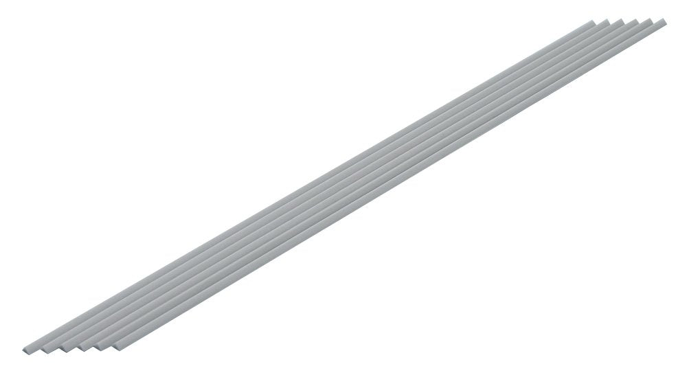 Kunststoff = Material [grau] Dreiecksstange 3,0 mm (6 Stück)
