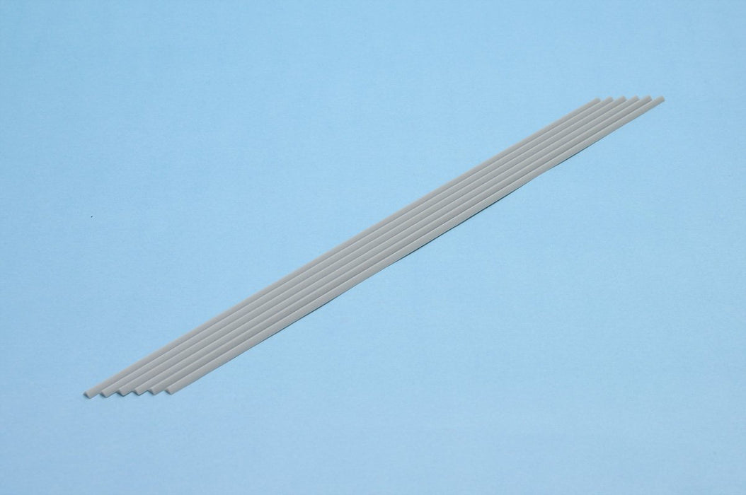 Plastic = Material [Gray] Triangular Bar 3.0Mm (6 Pieces)