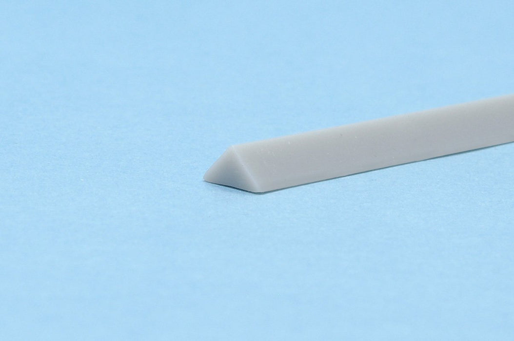 Plastique = Matériau [Gris] Barre triangulaire 3,0 mm (6 pièces)