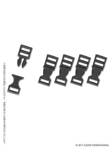Plastic Buckle Set (Thru Hole 3Mm) Male Female 1Set X 5 Pieces (For Dolls)- Japan Figure Store - #1 Bring To You The Best Japanese Goods