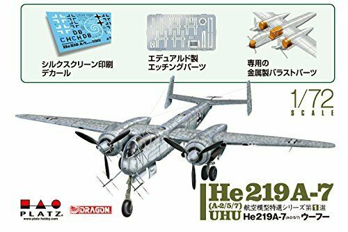 Platz 1/72 He 219a-7 Uhu Kit de maquette en plastique