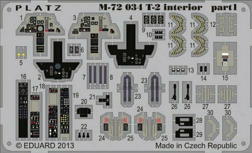 Platz 1/72 Photo-etched Parts For Jasdf T-2 Plastic Model Kit - Japan Figure