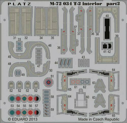 Platz 1/72 Photo-etched Parts For Jasdf T-2 Plastic Model Kit- Japan Figure Store - #1 Bring To You The Best Japanese Goods