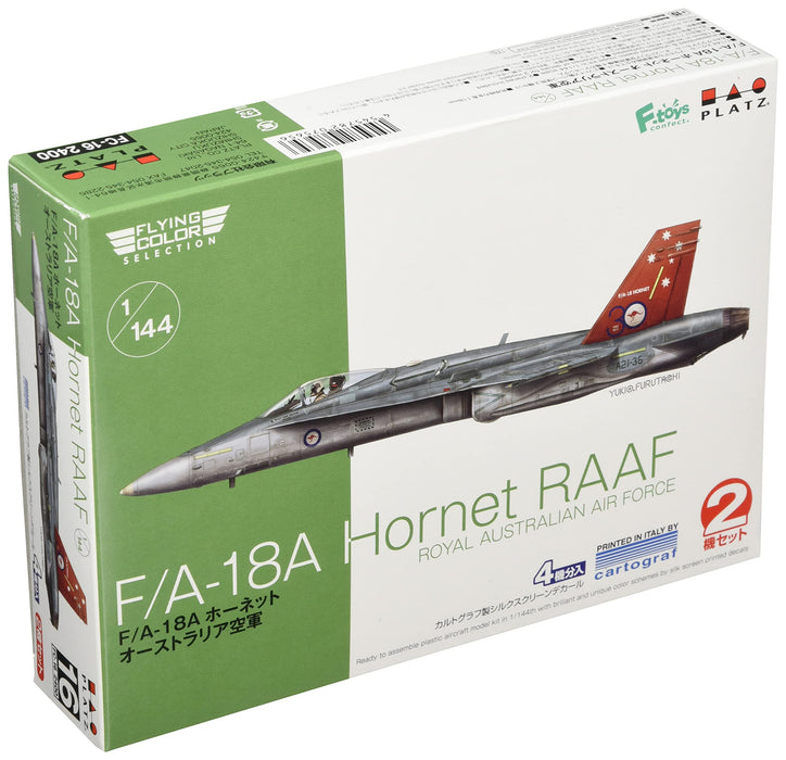 PLATZ 1/144 F/A-18A Hornet Royal Australian Air Force Lot de 2 maquettes en plastique