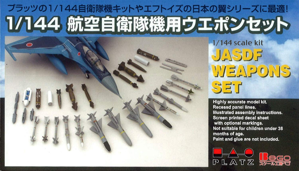 PLATZ Pf-9 Jasdf Kit d'armes à l'échelle 1/144 en plastique