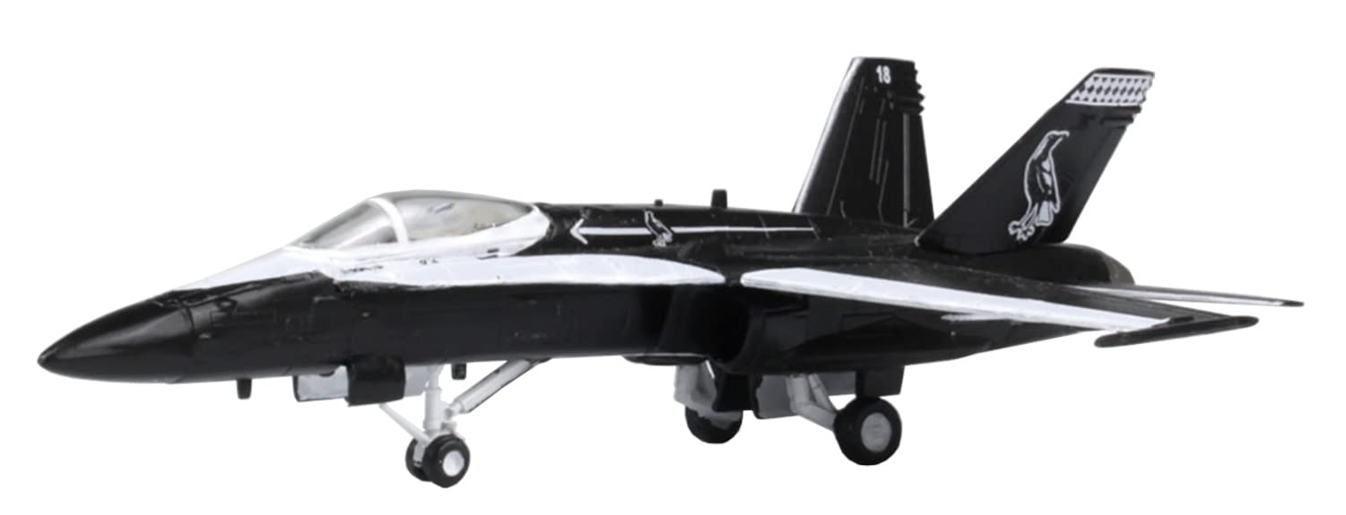 PLATZ 1/144 Raaf F/A-18A Hornet Black Magpie Australian Air Force 100Th Anniversary Paint Design 2Planes Set Plastic Model