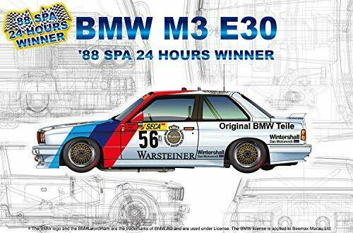 Platz/Nunu 1/24 Bmw M3 Gruppe A 1988 Spa 24 Stunden Rennen Sieger Modellbausatz