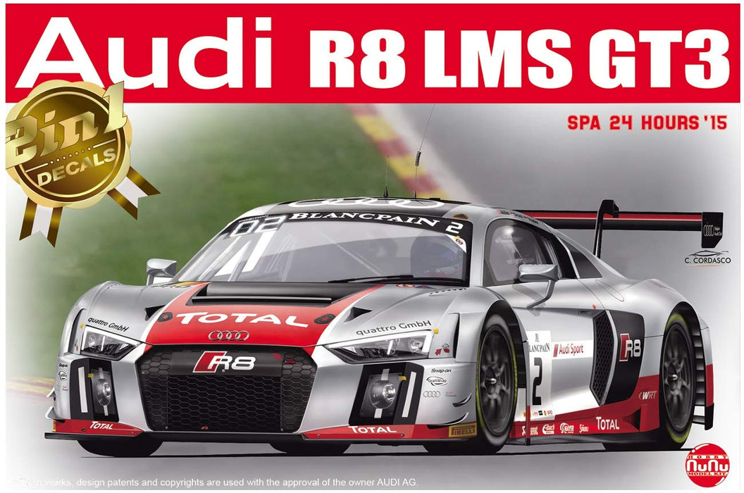 Platz/Nunu 1/24 Racing Series Audi R8 Lms Gt3 Plastique Modèle Pn24004