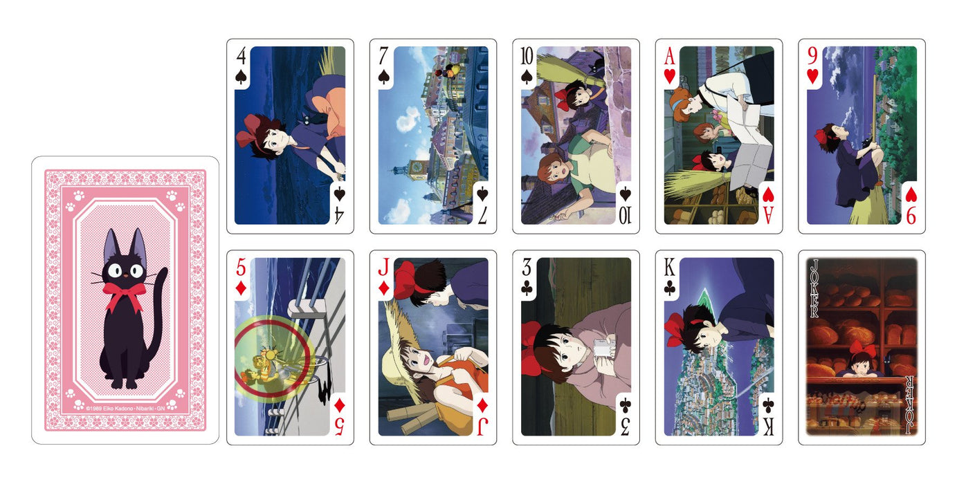 ENSKY 181963 Viele Szenen Spielkarten Studio Ghibli: Kiki's Delivery Service