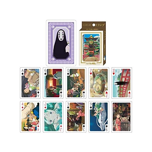 ENSKY 181987 Viele Szenen Spielkarten Studio Ghibli: Spirited Away