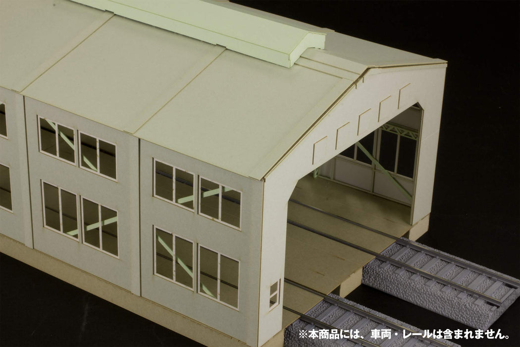 PLUM Ms062 1/80 Train Warehouse Paper Kit Ho Scale