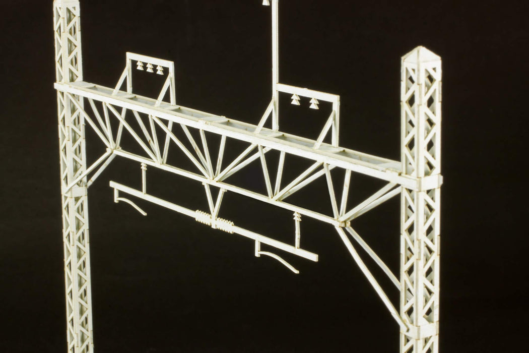 Plumpmoa Ho Gauge 1/80 Catenary Pole Paper Kit Unassembled Japan Ms065 Diorama Supplies