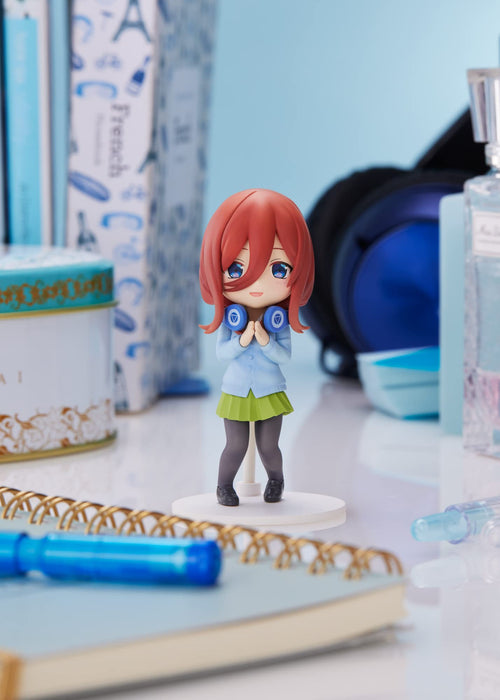 Plumpmoa The Quintessential Quintuplets ∬ Mini Figure Miku Nakano Height Approx. 70Mm Non-Scale Pvc Pre-Painted Complete Figure