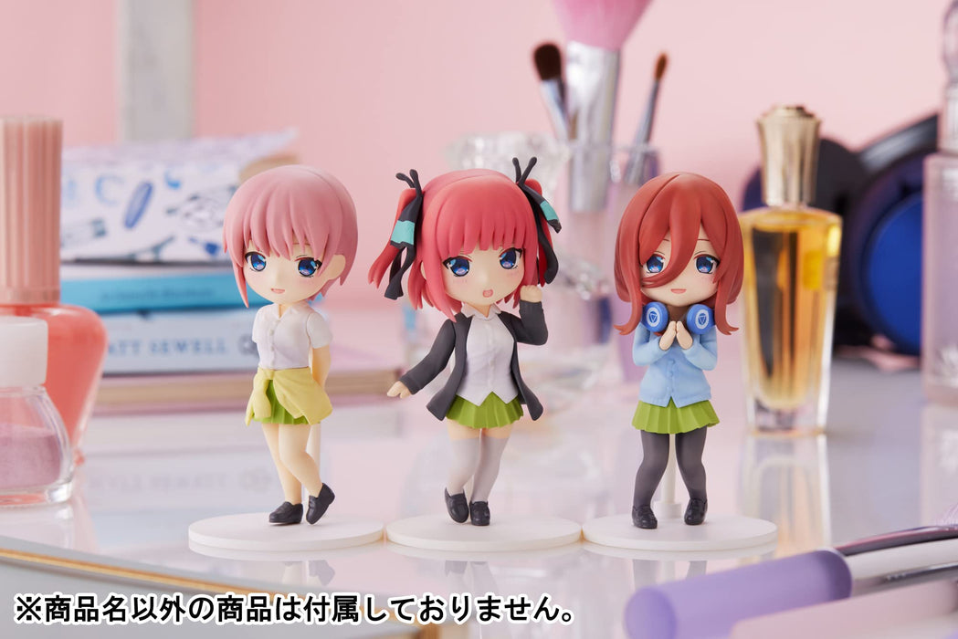 Plumpmoa The Quintessential Quintuplets ∬ Mini Figure Miku Nakano Height Approx. 70Mm Non-Scale Pvc Pre-Painted Complete Figure