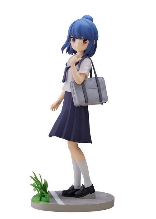 Plumpmoa Yuru Camp Saison 2 Rin Shima Junior High School Ver. Figurine complète peinte en PVC à l'échelle 1/7