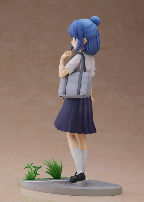 Plumpmoa Yuru Camp Saison 2 Rin Shima Junior High School Ver. Figurine complète peinte en PVC à l'échelle 1/7