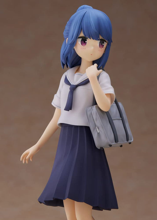 Plumpmoa Yuru Camp Saison 2 Rin Shima Junior High School Ver. Figurine complète peinte en PVC à l'échelle 1/7