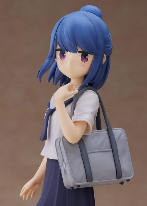 Plumpmoa Yuru Camp Saison 2 Rin Shima Junior High School Ver. Figurine complète peinte en PVC à l'échelle 1/7