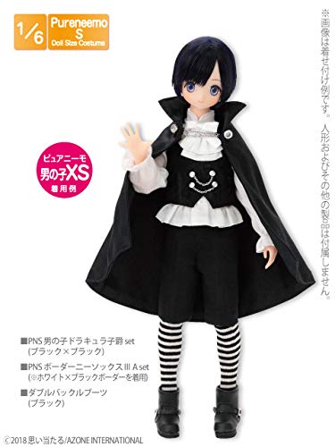 AZONE Poc453-Bkb 1/6 Pure Neemo S Junge Kind Graf Dracula Schwarz X Schwarz