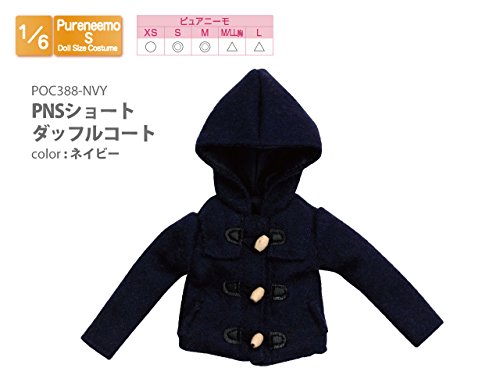 AZONE Poc388-Nvy Pns Short Duffle Coat Navy