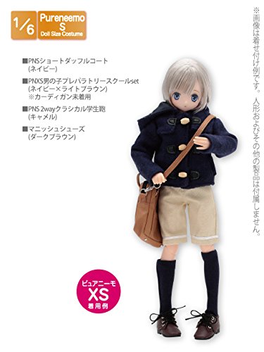 AZONE Poc388-Nvy Pns Short Duffle Coat Navy