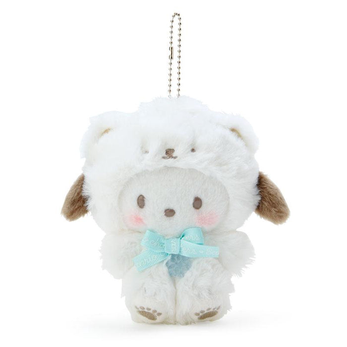 Sanrio  Pochacco Mascot Holder (Fluffy Snow Design)