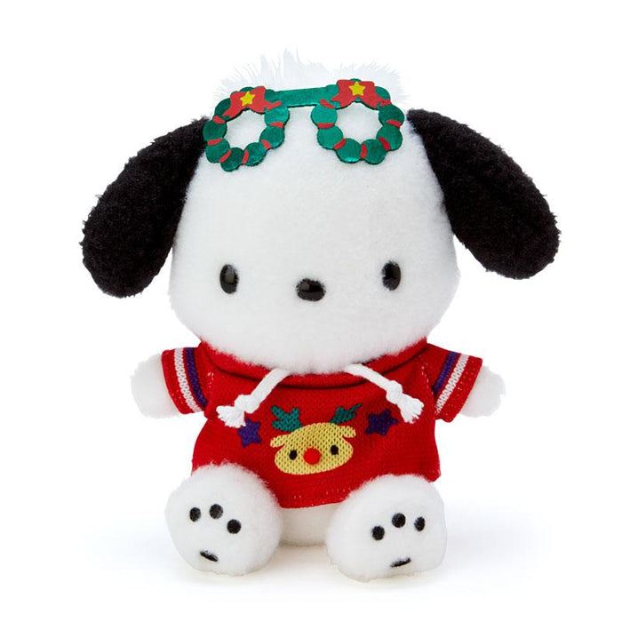 Sanrio  Pochacco Stuffed Toy (Christmas Sweater Design)