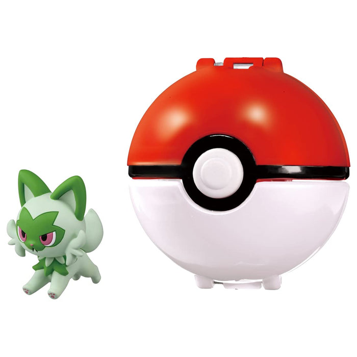 Takara Tomy Pocket Monster Collection - Pokedelze Nyaoha Toy with Monster Ball