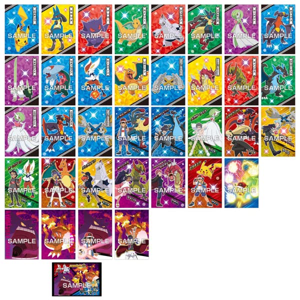 ENSKY Pokemon Bromide Stickers Saikouchou! Tournament Battle 20Pcs Box Candy Toy