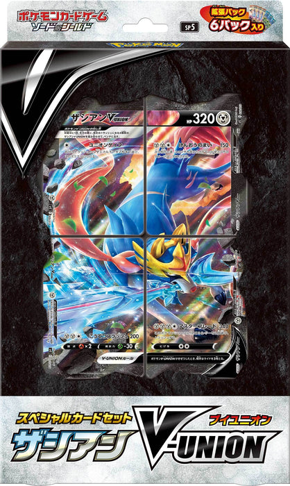 Pokemon Card Game Zacian V-Union Special Card Set Pokemon Collectible Cards