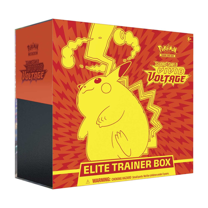 Pokemon Card Sword & Shield 4 Vivid Voltage Elite Pikachu Trainer Box English