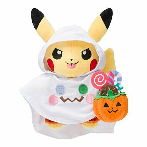 Pokemon Center 8.6-inch Pikachu Pokemon Halloween Time Stuffed Plush Doll - Japan Figure
