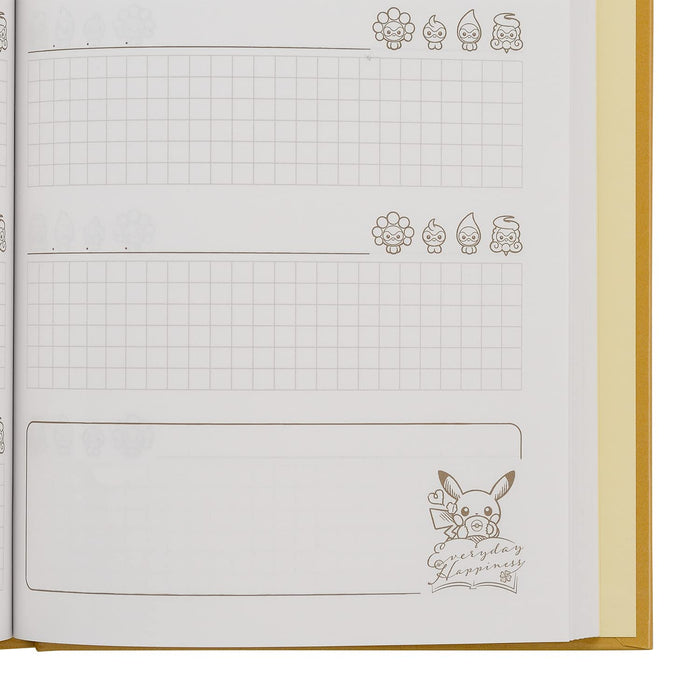 Pokemon Center Original A5 Diary Notebook Everyday Happiness