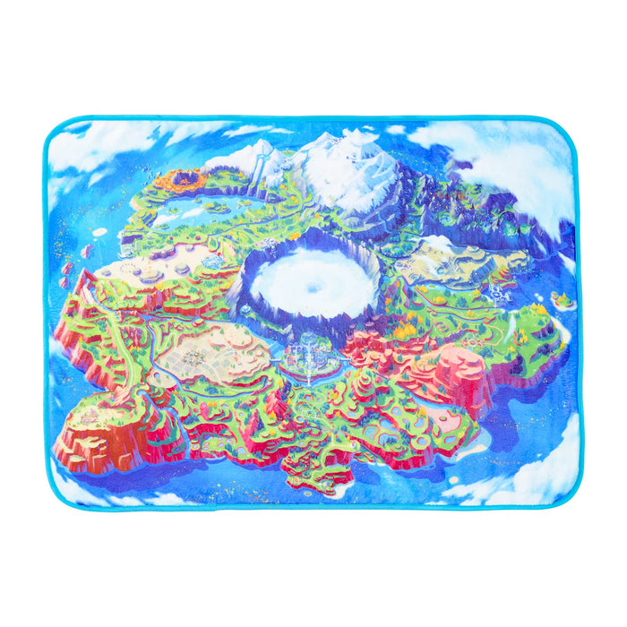 Pokemon Center Original Blanket Pardea Region Map