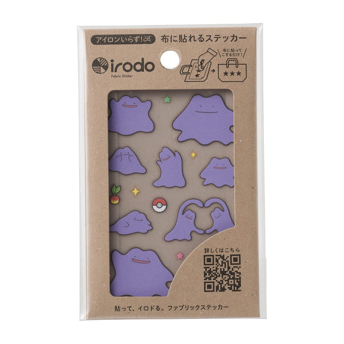 Pokemon Center Original Cloth Sticker Irodo Metamon