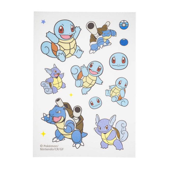 Pokemon Center Original Cloth Sticker Irodo Squirtle Turtle Blastoise