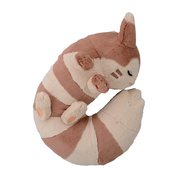 POKEMON CENTER ORIGINAL - Fluffy Plush Doll Cushion Furret