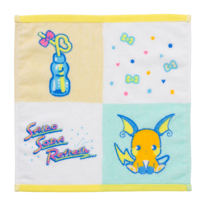 POKEMON CENTER ORIGINAL - Hand Towel Saiko Soda Refresh Raichu