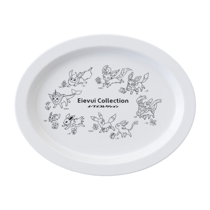 POKEMON CENTER ORIGINAL Melamine Plate Eevee Collection White