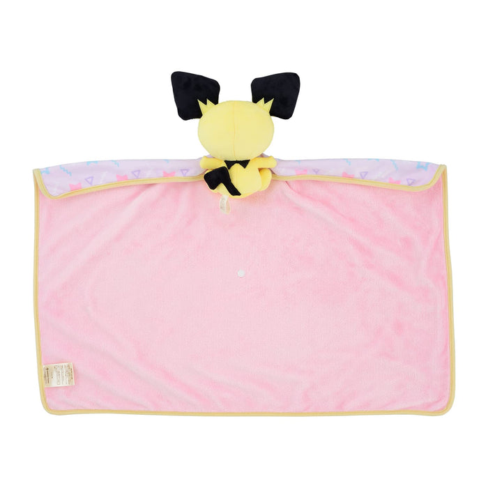 Pokemon Center Original Mini Blanket With Plush Mascot Pichu Everyday Happiness